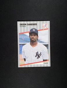 1989 Fleer Update #U-53 Deion Sanders Rc