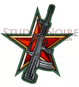 T97 / QBZ-95 Chinese Communist Army Bullpup Military Rifle Vinyl Decal Sticker - Bild 1 von 4
