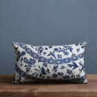 Vintage Blue And White Porcelain Printed Cushion Cover Decorative Pillow cover