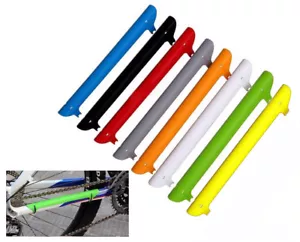 PLASTIC CHAINSTAY ROAD MTB BIKE BICYCLE CYCLE FRAME CHAIN GUARD PROTECTOR - Picture 1 of 4