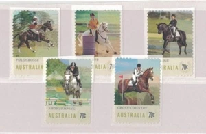 2014 Australia Equestrian Sports SG 4203/7 self adhesive muh set - Picture 1 of 1
