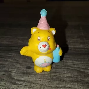 Kenner Care Bears Birthday Bear with Party Hat 2.5" 1985 Vintage - Picture 1 of 4