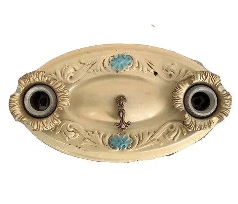 Antique Ceiling Light Fixture/ Flush Mount Cover