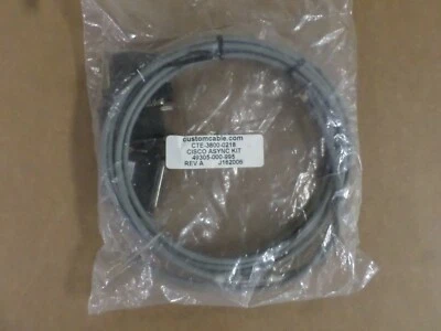 Cisco ASYNC Cable Kit CTE-3800-0218 with Adapters DB-9F, DB-25M, DB-25F - Image 1 of 2