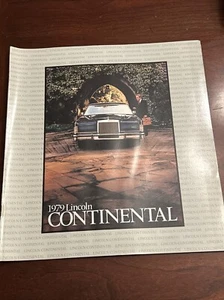 Vintage 1979 LINCOLN CONTINENTAL DEALER SALES BROCHURE - Picture 1 of 6
