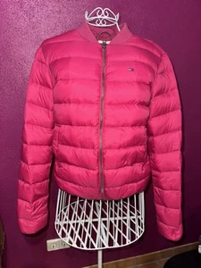 Hilfiger Denim Daunenjacke Leichte Jacke Übergangsjacke Weste Rosa Pink M - Bild 1 von 5