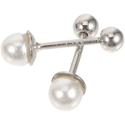  Orecchini di perle da 1 paio di orecchini orecchini cartilagine orecchini per - Immagine 1 di 4