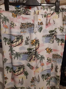 Neu mit Etikett. Red Herring Debenhams weiße Hose - Sommer/Strand/Boot/etc Muster, 16. - Bild 1 von 17