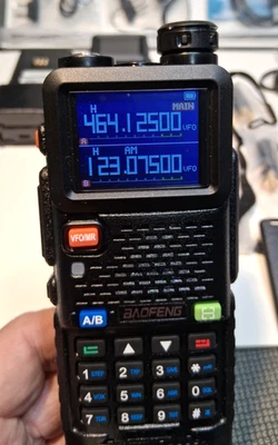 2x BAOFENG AR-5RM 10W Long Range Handheld Ham Two Way Radios VHF/UHF/NOAA/AM/FM - Image 1 of 4