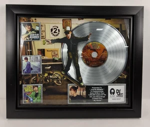 Justin Bieber "My World" Platinum Sales Award - 1 Million Sales w COA - Bild 1 von 6