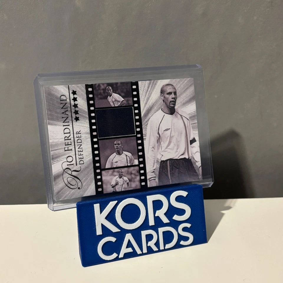 England RIO FERDINAND MATCH WORN PATCH 15/19 - 2024 FUTERA UNIQUE RELIC MAN UTD - Image 1 of 2