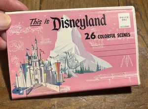 Vintage 1960’s This is Disneyland 26 Color Scenes Souvenir Postcard Folder - Bild 1 von 4