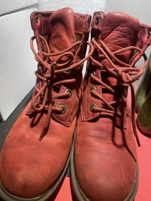 Botas Kodiak Canada’s, Impermeables, Cuero Gamuza Rojo Mujer’s Talla 6 Foto 1 de 4