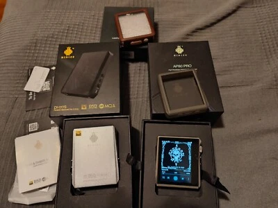 lettore mp3 portatile hidizs ap80 pro + amplificatore portatile dhs80  - Immagine 1 di 4