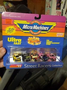 1988 Galoob Micro Machines #11 Street Racers Collection 6400 vintage moc MIB! - Picture 1 of 6