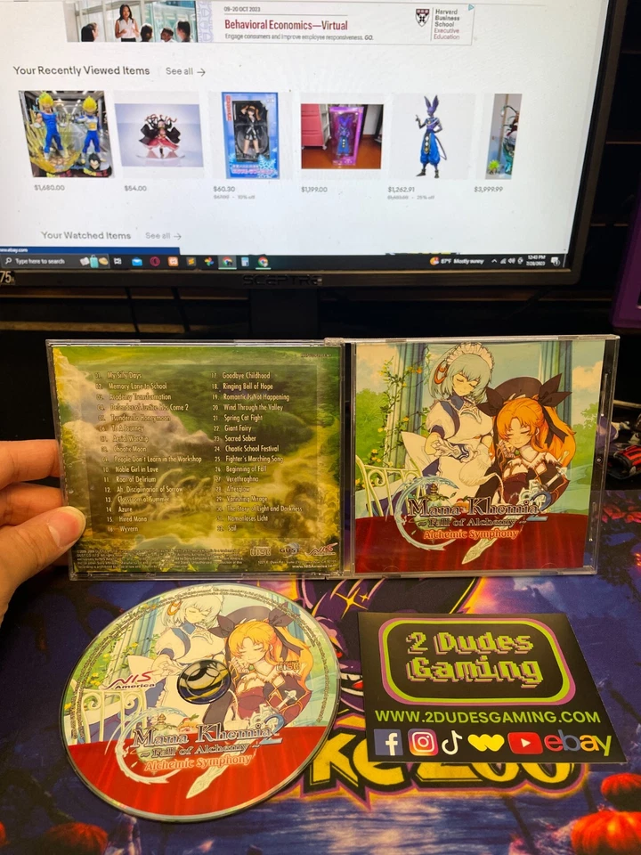 A4 Mana Khemia Alchemists Fall of Alchemy Alchemic Symphony Original Soundtrack - Image 1 of 1