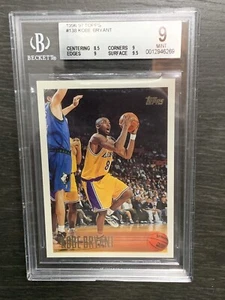 1996 Topps Basketball Kobe Bryant ROOKIE RC #138 BGS 9 MINT - Picture 1 of 2