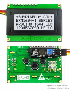 Weiß IIC/I2C/TWI Zeichen 16x4 LCD Display Modul für Arduino mit Kabel, Bibliothek - Bild 1 von 3