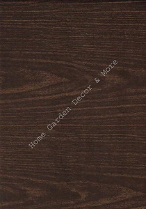 Dark Brown Wood Grain Vinyl Contact Paper Wallpaper Shelf Liner Peel Stick USA - Picture 1 of 3