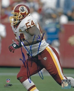 Signed 8x10 JEREMIAH TROTTER Washington Redskins Autographed photo - w/ COA - Picture 1 of 1