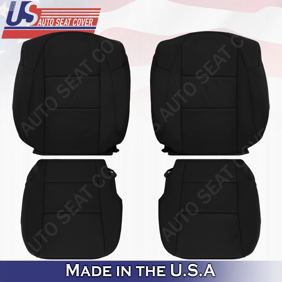 For 2013 to 2018 Acura RDX Bottom Top Perforated Leather Replacement Cover Black - Image 1 of 1