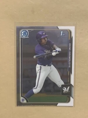 2015 Bowman Chrome Draft #5 Demi Orimoloye - Image 1 of 2