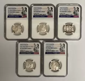 2024 S CLAD American Women QUARTERS AWQ PROOF SET NGC PF 70 - Picture 1 of 3