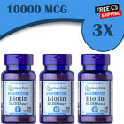 Biotin 10000 Mcg, Helps Promote Skin, Hair and Nail Health, 100 Count by Puritan