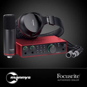 Focusrite Scarlett 2i2 Studio G4 USB Interface w/ Mic & Headphones - Picture 1 of 5