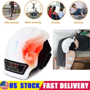 Knee Massager with Heat Infrared Red Light Therapy Relief Vibrating Compression - Picture 1 of 13