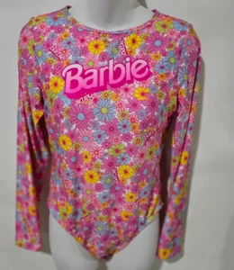 Moda Nova Barbie Traje de Baño Manga Larga Talla Grande Rashguard Lazo Trasero Rosa - Imagen 1 de 5