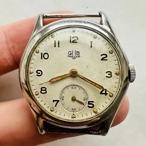 RARO GUB GLASHUTTE / SA cal. Reloj de pulsera hermético Alemania 60 RDA de colección clásico - Imagen 1 de 20