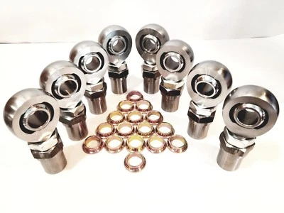 Kit Heim de 1 1/4" con tapones hexagonales y espaciadores de 1"-.400" de espesor 1"-1.25"-12 TPI Foto 1 de 4