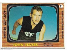 1967 Scanlens (31) John HAYES Fitzroy ::