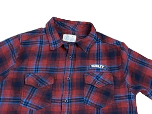 Hurley Plaid Flannel Shirt Button Down Mens Small - Picture 1 of 8
