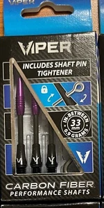 VIPER CARBON FIBER SHAFTS IN BETWEEN 33 MM PURPLE BRAND NEW SHIP FREE W/ ORINGS - Picture 1 of 6