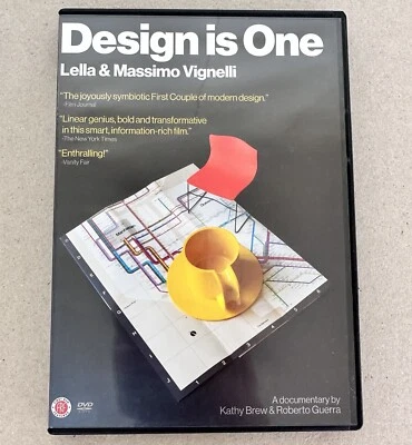 Design is One: Lella & Massimo Vignelli DVD - Like New - Free Postage :) - Image 1 of 4