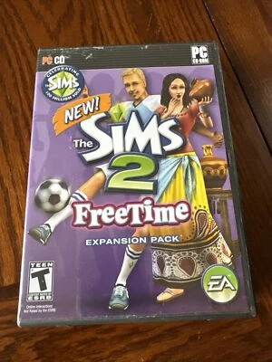 The Sims 2: FreeTime - PC - 2008 - EA - Expansion Pack -  Only Disc 2 - Image 1 of 3