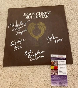 TED NEELEY BARRY DENNEN BOB BINGHAM KURT YAGHJIAN JESUS CHRIST SUPERSTAR SIGNED - Picture 1 of 7