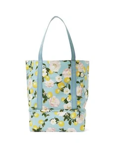 Bolso de Mano de Verano Victoria Secret VS 2022 Azul Limón y Enfriador Floral Nuevo con Etiquetas 5lsw - Imagen 1 de 5