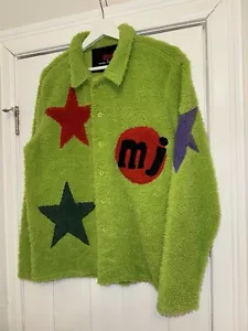 Marc Jacobs X CPFM Cactus Plant Flea Market Green Tattoo Fleece Jacket Heaven XS - Picture 1 of 9