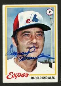 Darold Knowles #414 signed autograph auto 1978 Topps Baseball Trading Card - Picture 1 of 1