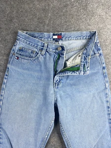 Tommy Jeans Women's Size 7 Denim Jeans Tommy Logo Y2K - Picture 1 of 16