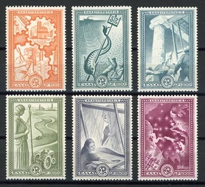 Greece 1951 Greek Recovery Under Marshall Plan Sc#539-544 Mint XF OG NH Pristine - Picture 1 of 2