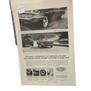 Pubblicità Pubblicità Vintage 1957 Du Pont Oggi Cavalli e Autostrade - Foto 1 di 6