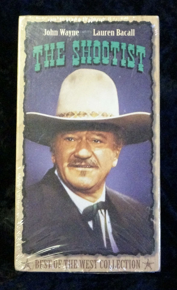 VHS 📼 The Shootist John Wayne James Stewart Richard Boone New Factory Sealed - Image 1 of 2