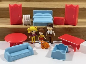 Vintage Matchbox Playset Oh Jenny Dreamworld People Animal Furniture Accessories - Picture 1 of 6