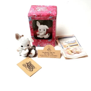 Precious Moments Porzellan Ornament - Sno-Bunny Falls For You Like I Do - Birthda - Bild 1 von 6