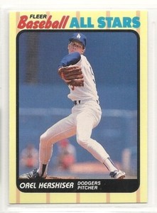 1989 Fleer Baseball All Stars - #21 - Orel Hershiser - Los Angeles Dodgers