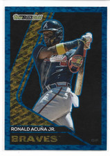 2023 TOPPS UPDATE SERIES RONALD ACUNA JR. BLUE BLACK GOLD PARALLEL CARD No.BG-5